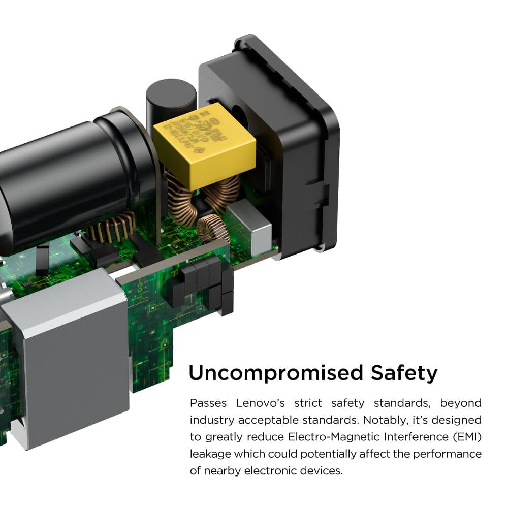 Lenovo 65W GaN mini adapter compact laptop charger