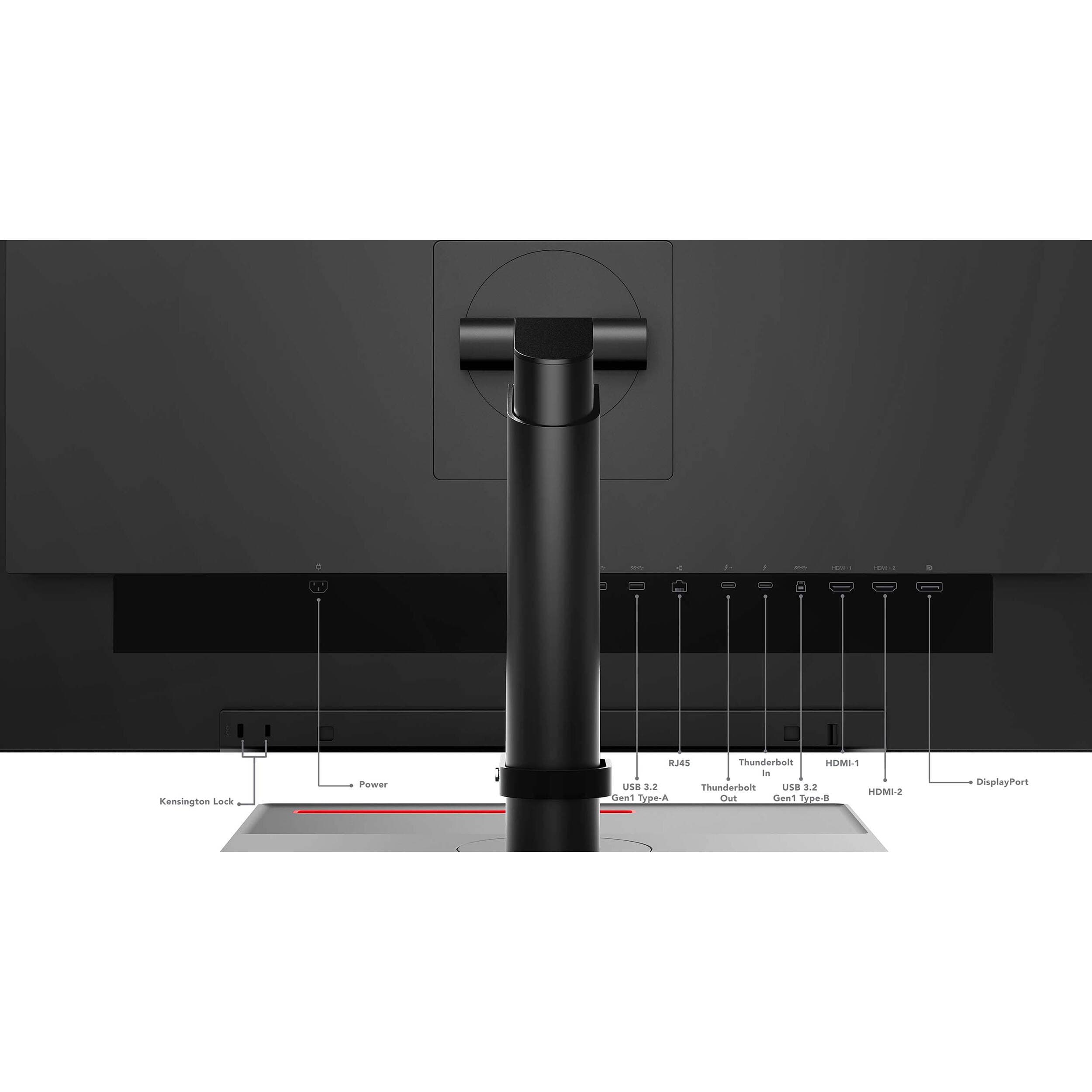 Lenovo P27u-20 27-inch 4K IPS monitor with Thunderbolt 4 and ergonomic stand