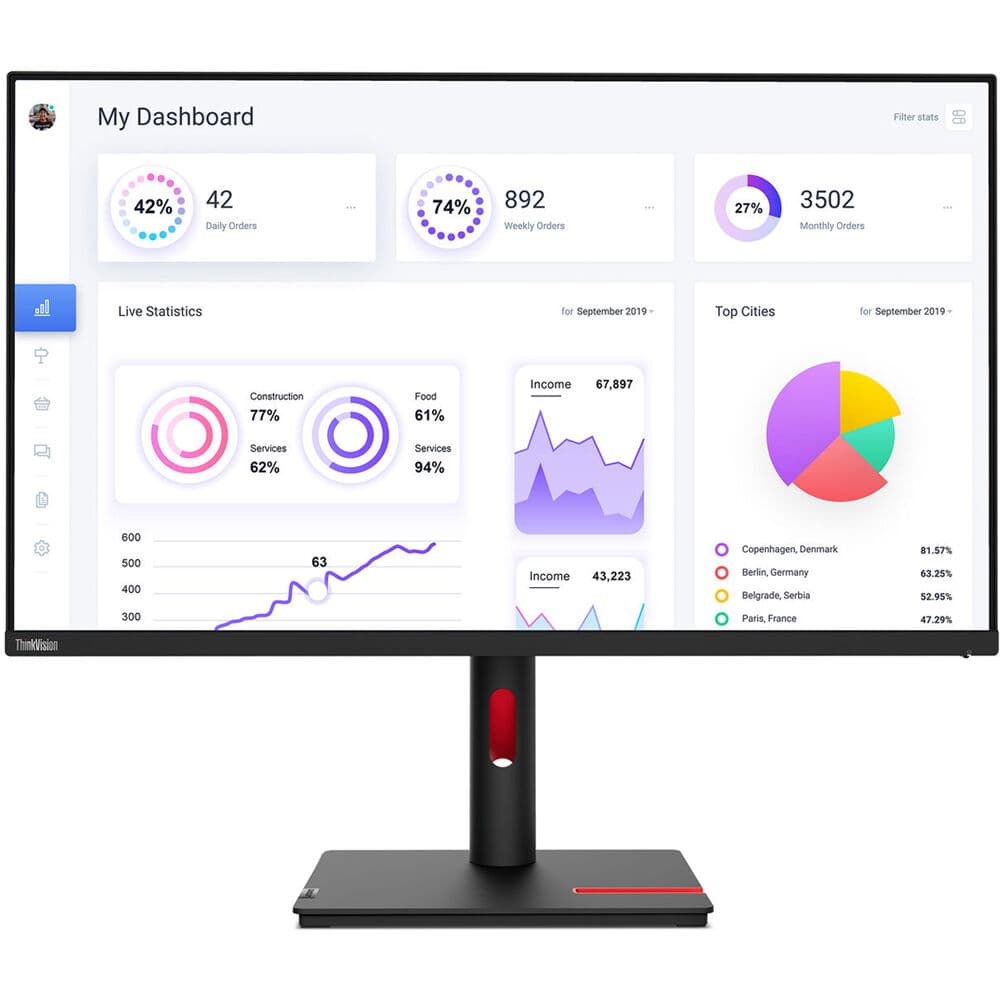 Lenovo P32p-30 31.5-inch 4K UHD IPS monitor with HDMI connectivity