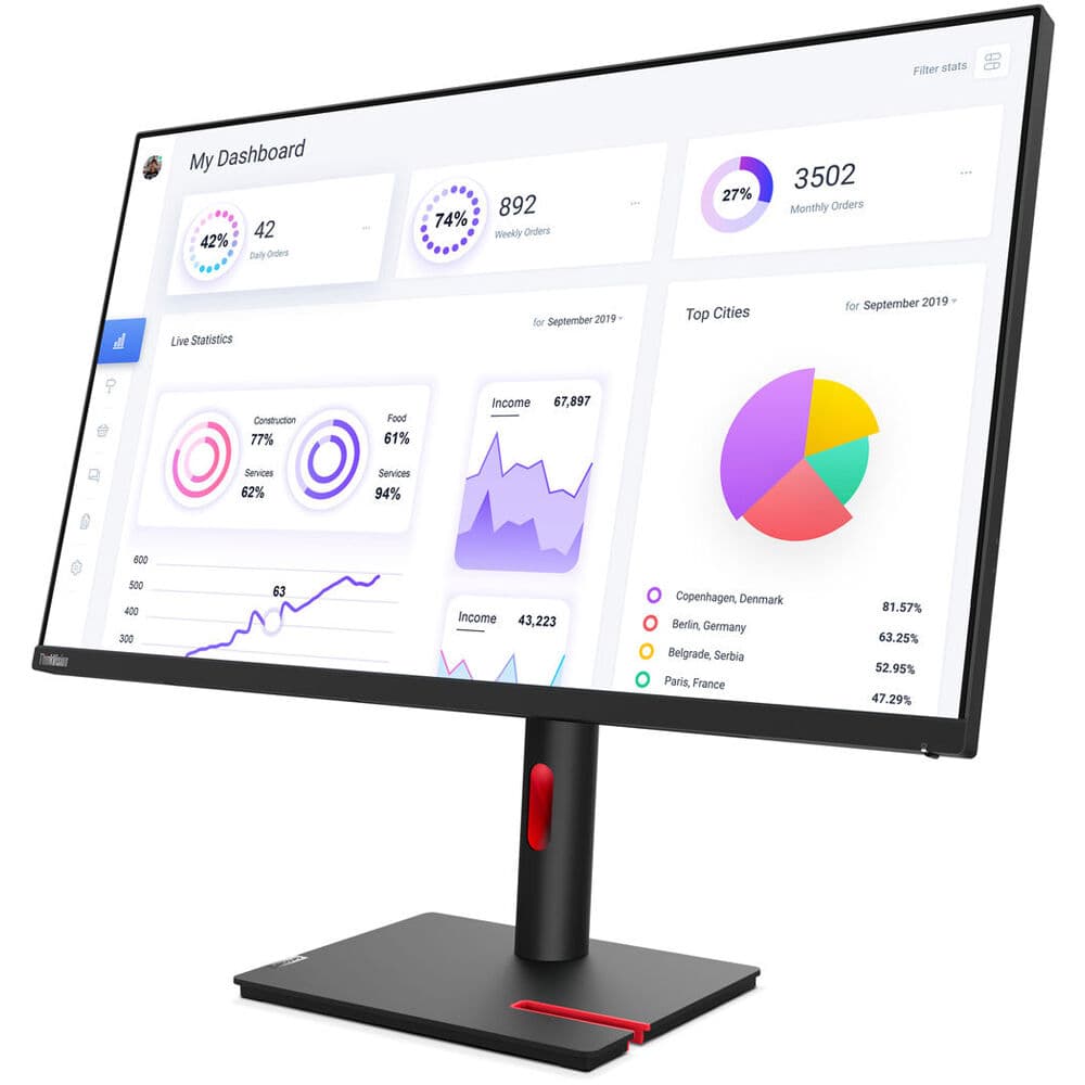 Lenovo P32p-30 31.5-inch 4K UHD IPS monitor with HDMI connectivity