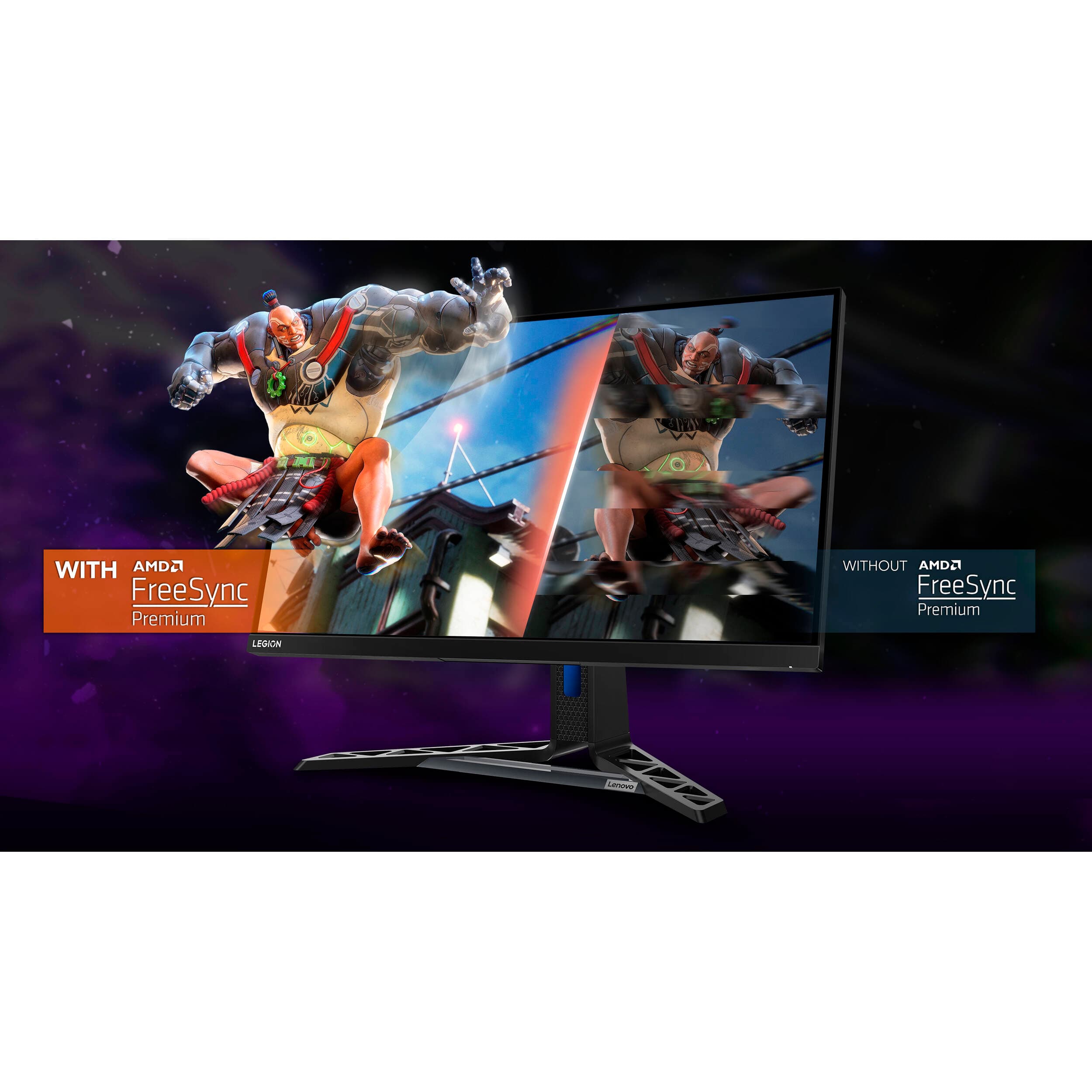 Lenovo Y27q 30 27-inch QHD IPS monitor with 165 Hz refresh, HDR400, and borderless design