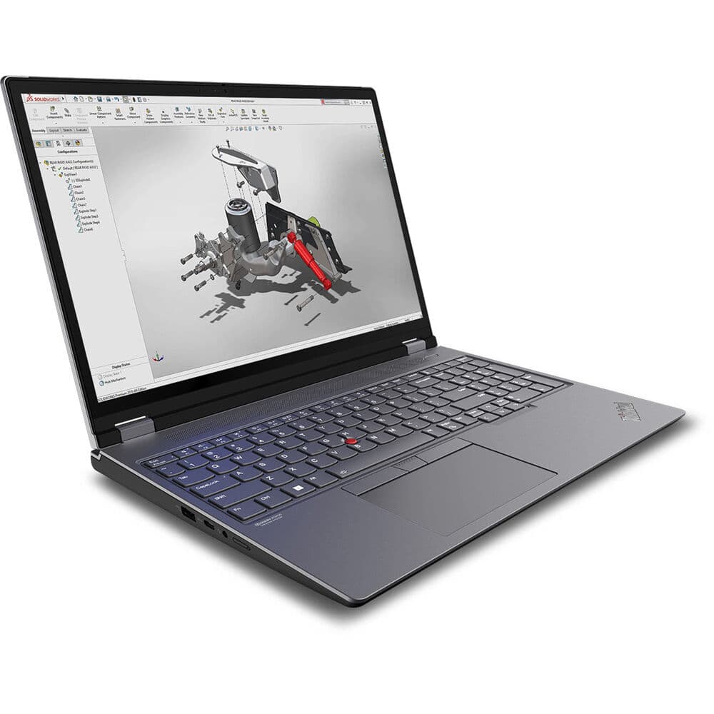 Lenovo ThinkPad P16 Gen 2 mobile workstation with Intel Core i7, 16 GB RAM, and 512 GB SSD
