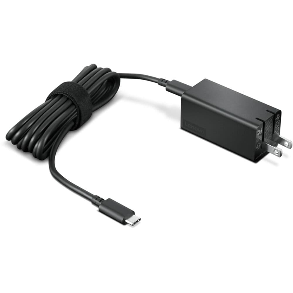 Lenovo 40AWGC65WW 65W GaN Mini Adapter | USB-C, Compact Charger