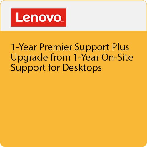 Lenovo 1Y Premier Support Plus Upgrade from 1Y Onsite | Enterprise Support